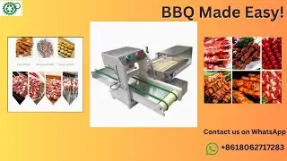 Automatic BBQ Skewer Machine | Fast & Efficient Meat Skewer Maker | Perfect BBQ Skewers