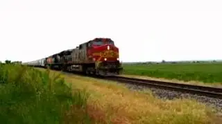 BNSF 710 and a great set of power with a ns sd70m-2 going to elseberry to meet 1.