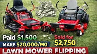 I Bought Two Zero Turns for $1,500&hellip; Sold for $2,750 (Mower Flipping Secrets)