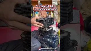 Avenger 150 bike engine assemble￼ #automobile #rnmotoworkshop #bike #Nepal #