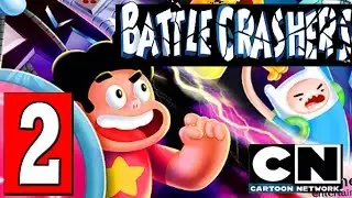 Cartoon Network: Battle Crashers Walkthrough Part 2 STEVEN BEACH - BEACH CITY MAP