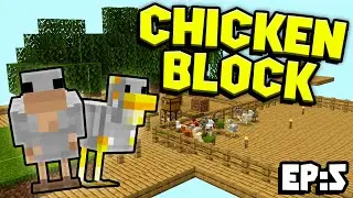 [Chicken Block] Ep:5 - Mow Iron Mow Better! Minecraft Bedrock Edition|MCPE