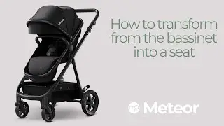 Mompush | Meteor | How to transform from the bassinet into a seat
