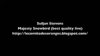 Sufjan Stevens - Majesty Snowbird (best quality live)