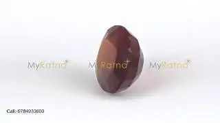 Certified Natural Hessonite Garnet 7.67 Ct (Africa) - Prime &nbsp;( Call +91 9784933600)