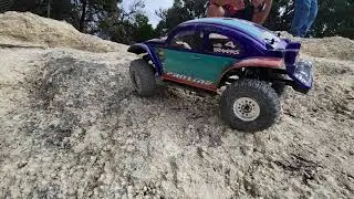Proline Buggy body in trx4 sport showing off that slow crawl