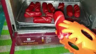 madaliang lutoan ng hotdog sa oven toaster #madeskartengina