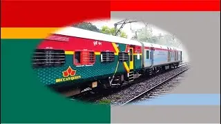 Offlink Locomotive with LHB Deccan Queen (12123)
