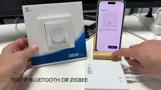 First Time Setup of DEVI Connect Zigbee Gateway and DEVIreg Display Connect