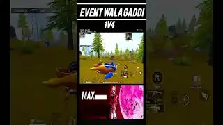 BGMI INSANE 1V4 . EVENT WALA GADDI. #Bgmi.#1V4.#Shorts.
