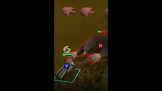 OSRS Testing Colossal Blade at Giant Mole #shorts