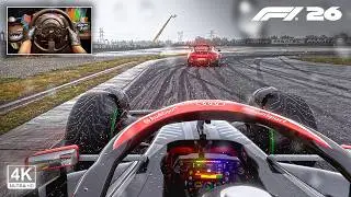 F1 26 MOD - Gabriel Bortoleto's Audi Sport F1 | Chinese GP 100 % Race | Steering Wheel Gameplay