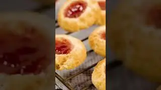 3-ingredient jam drops | #shorts #recipe #jam #dessert #jamdrops #baking #easy #bestrecipes