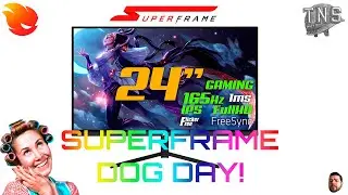 Monitor Superframe Vision, IPS, 24'', 1ms, 165hz - Experiência do usuário!
