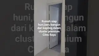 Rumah siap huni,lt 126,harga 1,2 m an ,strategis di Citra Raya