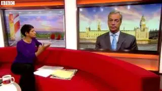 UKIP's Nigel Farage: Migrant numbers creating 'security crisis'
