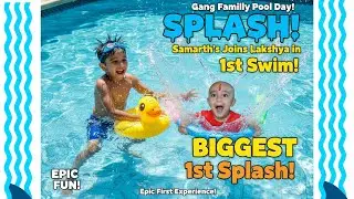 From Fear to Fun 💙 Samarth&rsquo;s First Day in Swimming Pool