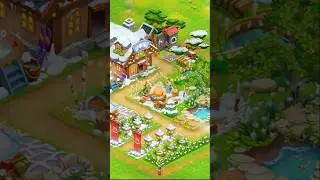 Snowy Zen design Festival ideas in Hay Day #hayday