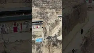 Cave Living in Shaanxi  A Unique Way of Life on the Loess Plateau 🏞️🏠 #travel #discoverchina