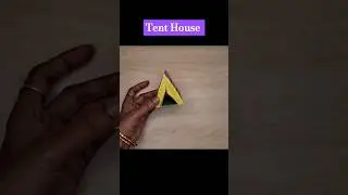 Tent house/how to make Tent house/School Project for exhibition #viralshort #shorts