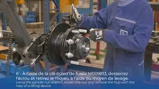 📢 SAE SMB 🎬 TUTO CHANGEMENT MOYEU + DISQUE + NETTOYAGE FUSEE SUR ESSIEU FREIN DISQUE DSH7