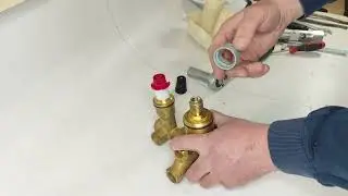 Як ремонтувати термостатичний змішувач прихованого монтажу Grohe 34968. Concealed thermostatic mixer