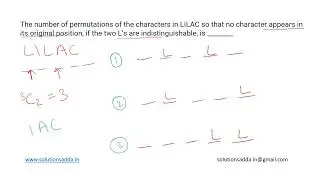 GATE 2020 | EM | PERMUTATIONS | PROBABILITY | GATE TEST SERIES | SOLUTIONS ADDA | EXPLAINED BY POOJA