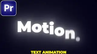 Smooth Text Animation in Premiere Pro in 30 Seconds
