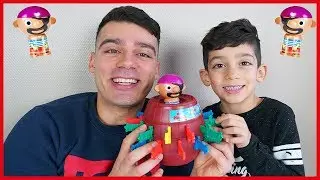 Playing with the Pop Up Pirate Kids Toy