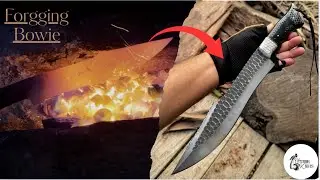 Making a Bushcraft Knife from 1095 Steel | Step-by-Step Full Process