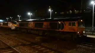 Retired Eurostar class373 departing Alexandra Palace