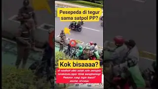 Detik2 satpol hentikan pesepeda? #videoviral #fypyoutube #fypyoutube