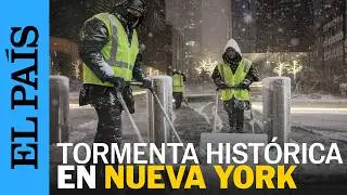 NUEVA YORK declara el ESTADO de EMERGENCIA ante la peor TORMENTA DE NIEVE en 10 A&Ntilde;OS | EL PA&Iacute;S