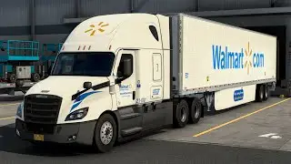 ATS Tacoma(WA) to Ontario(OR) Realitic Driving Freightliner Cascadia
