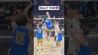 SCRAPPY D1 College Volleyball RALLY🏐 #volleyball #volleyballworld