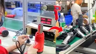 FACTORY में HOT AIR GUN कैसे बनता है | Hot Air Gun Manufacturer In Factory |Heat gun production line