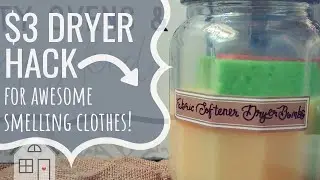 TUTORIAL: DIY Dryer Sheets | Dryer Fabric Softener | Make clothes smell amazing | Dollar Tree Hack