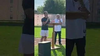 Wiffle Ball Park in Cote Saint-Luc ceremony 