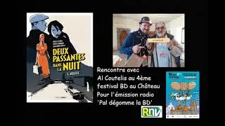 Al Coutelis au festival BD au Ch&acirc;teau