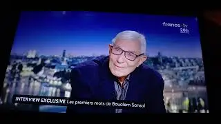 interview de boualam sansal sur france 2 au journal de 20h le 23 novembre 2025