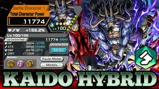 KAIDO HYBRID FULL BOOST GAMEPLAY | ONE PIECE BOUNTY RUSH | OPBR