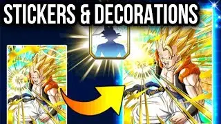 NEW DOKKAN BATTLE STICKERS & DECORATIONS PREVIEW!
