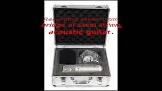 iSK BM-600 Condenser Microphone - Sound Sample Review - Recording from 'bridge' of acoustic guitar