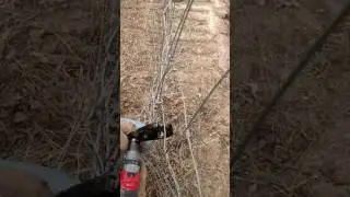 Fence splicing with power wire twister