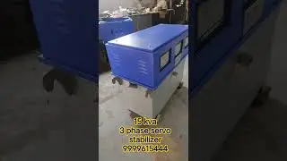 15 Kva 3 phase Servo stabilizer 100% Copper | 100 % kva #servostabilizer