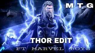 THOR EDIT 🔥/ FT MARVEL BOYS 😍/ABHI EDITZ /X  MTG  #shorts#marvel #trending