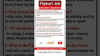 Flipkart Job Interview Questions and Answers to ace your Dream Job