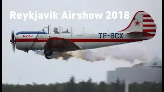 Yak 52 Aerobatics at Reykjavik Airshow 2018