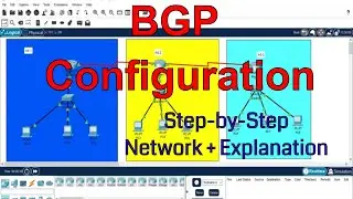 SYCS CN Practical-8: BGP in Cisco Packet Tracer  | MU Computer Network Practicals
