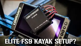 Lowrance ELITE FS9 and YakPower SETUP!  (Install, Pairing, and Demo)